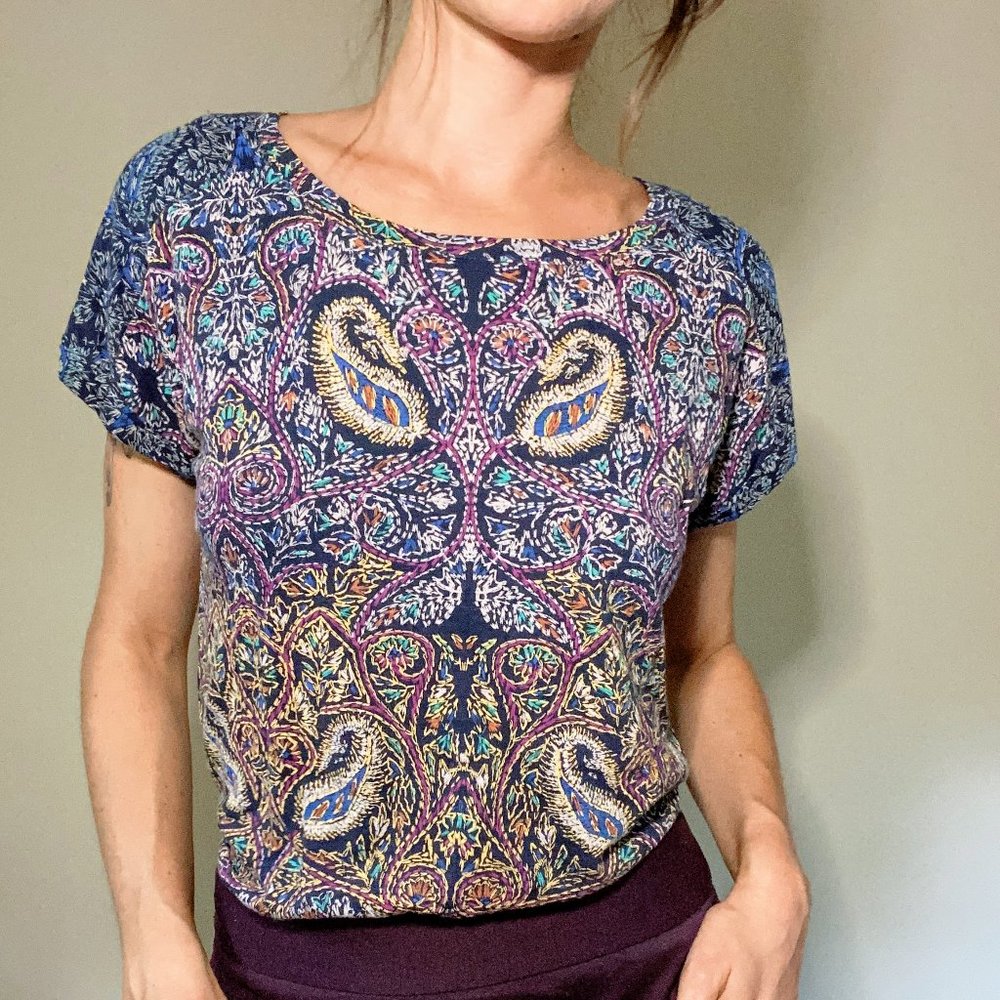 NWT Lucky Brand Cotton Top - size S